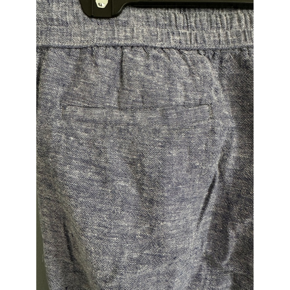 Ann Taylor Factory Blue Linen Blend Drawstring Pants Small 509114 Womens - Picture 5 of 8
